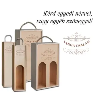 Fa bortartó doboz - Családneves 2.