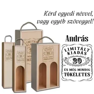 Fa bortartó doboz - 20. Születésnapra