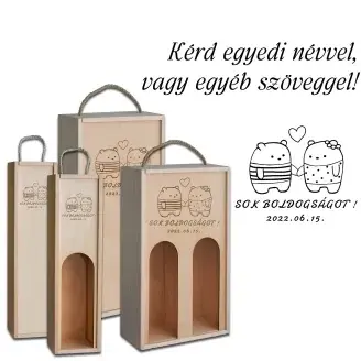 Fa bortartó doboz - Maci pár