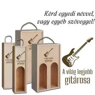 Fa bortartó doboz - A világ legjobb gitárosa