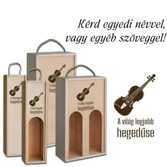 Fa bortartó doboz - A világ legjobb hegedűse