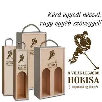 Fa bortartó doboz - Jégkorongozónak