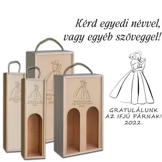 Fa bortartó doboz - Ifjú pár