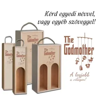 Fa bortartó doboz - Legjobb keresztanya a világon