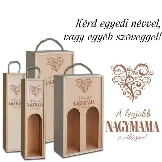 Fa bortartó doboz - Legjobb Nagymama a világon