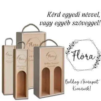 Fa bortartó doboz - Névnapra nőknek