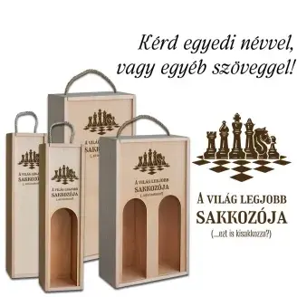 Fa bortartó doboz - Sakkozónak