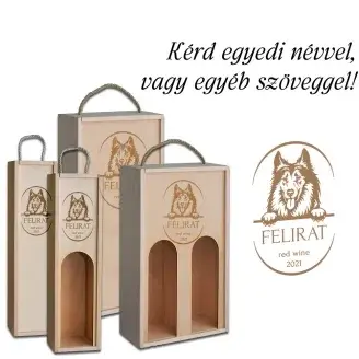 Fa bortartó doboz - Skót Juhászkutya