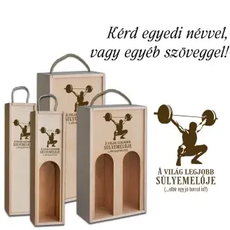 Fa bortartó doboz - Súlyemelőnek