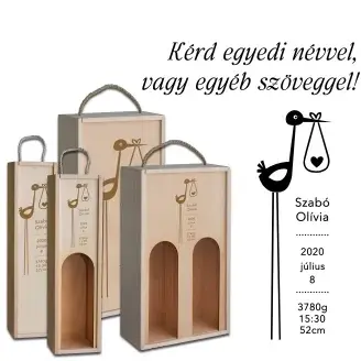 Fa bortartó doboz - Születésre