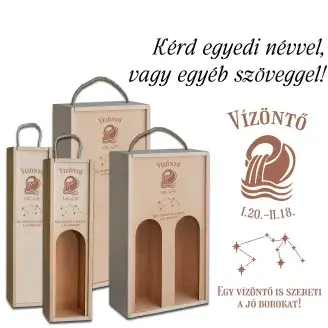 Fa bortartó doboz - Vízöntő