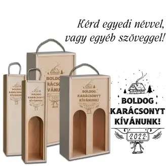 Fa bortartó doboz - Karácsony
