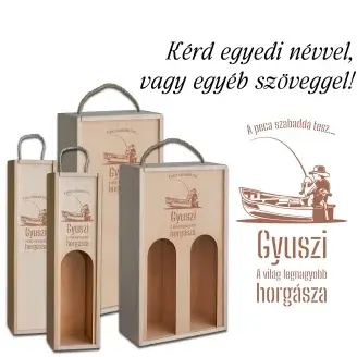 Fa bortartó doboz - Horgász