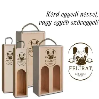 Fa bortartó doboz - Francia Bulldog