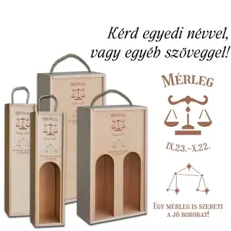 Fa bortartó doboz - Mérleg