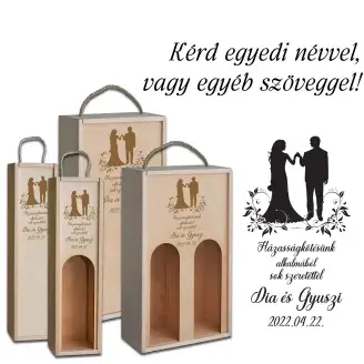 Fa bortartó doboz - Esküvőre
