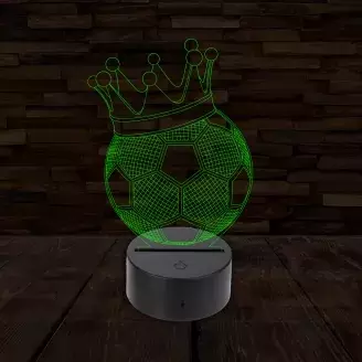 3D LED lámpa - Foci király