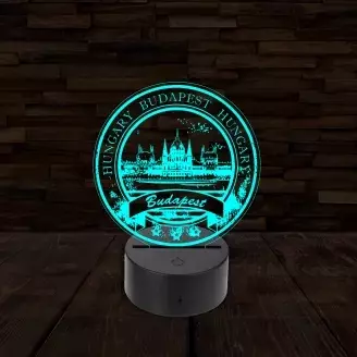 3D LED lámpa - Parlament