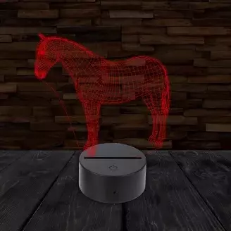 3D LED lámpa - Ló