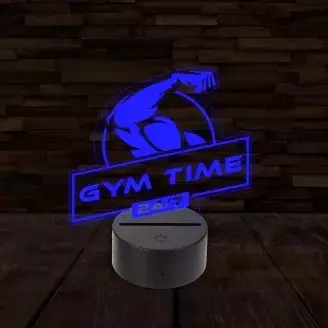 3D LED lámpa - GYM time