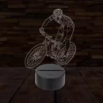 3D LED lámpa - Kerékpár