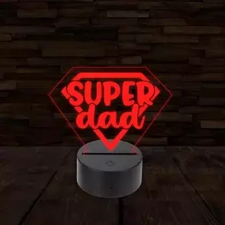 3D LED lámpa - SuperApa
