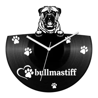 Bullmastiff bakelit óra