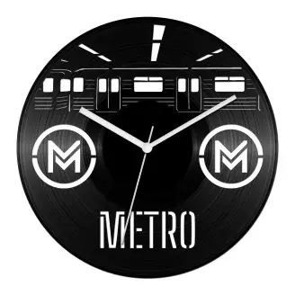 Metró bakelit óra