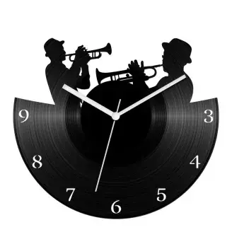 Trombitások bakelit óra