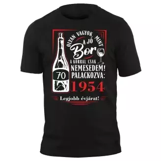 Póló - Születésnapra boros 70-es