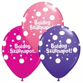 Boldog szülinapot lufi - Lányoknak