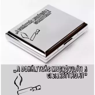 Cigarettatárca - A dohányzás megrövidíti