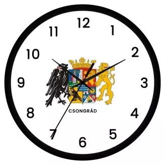 Csongrád megye címeres falióra