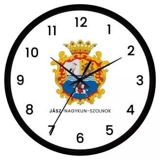 Jász-Nagykun-Szolnok megye címeres falióra