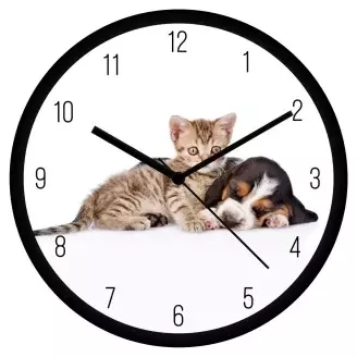 Cica és kutyus 2 falióra