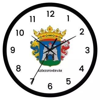 Székesfehérvár címeres falióra