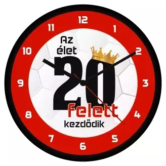 Születésnapi falióra - 20 felett