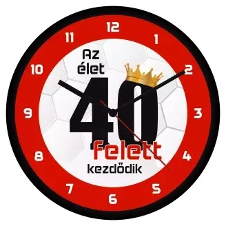 Születésnapi falióra - 40 felett