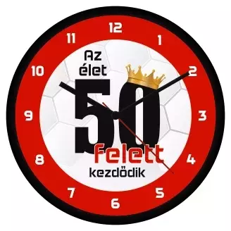 Születésnapi falióra - 50 felett