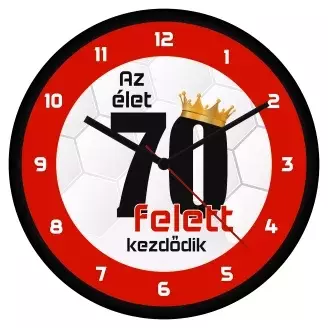 Születésnapi falióra - 70 felett