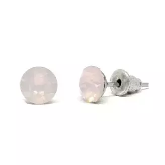Swanis pötty bedugós fülbevaló - 6mm - Opal Rose
