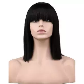 Long Bob fekete paróka