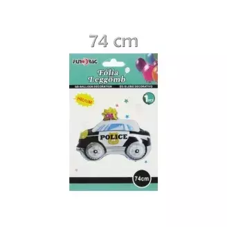 Rendőrautó fólia lufi 74cm