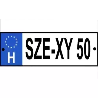 Rendszámtábla Se-xy 50