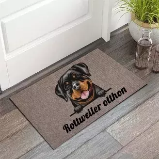 Lábtörlő - Rottweiler otthon beltéri lábtörlő