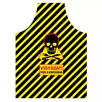 Szakácskötény - Vigyázz férfi a konyhában
