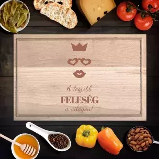 A legjobb feleség a világon vágódeszka - kicsi