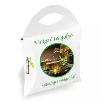 Virágzó tea díszdobozban