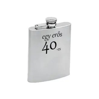 Fém laposüveg - 40. Születésnapra