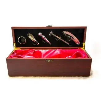 Fadobozos 6 részes boros szett